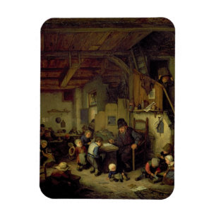 Ímã O mestre da escola, c.1662 (óleo no painel)