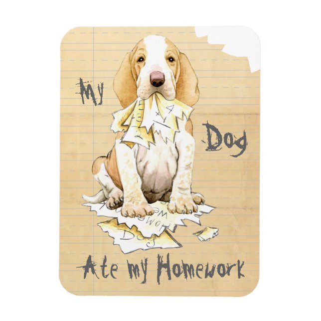 Ímã O Meu Bracco Italiano Comeu A Minha Casa (Vertical)