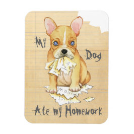 Ímã O Meu Buldogue Francês Comeu A Minha Homework