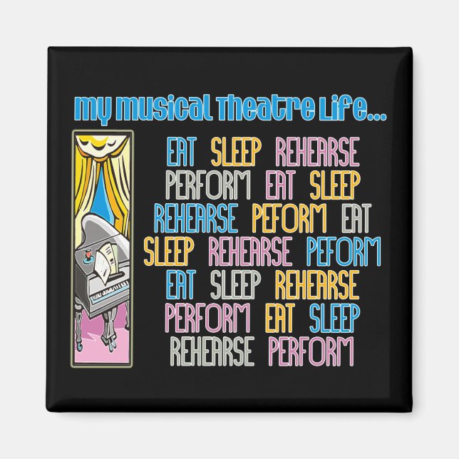 Imã O meu magnata da vida no teatro musical (Frente)