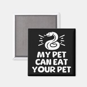 Imã O Meu Pet Pode Comer O Seu Pet, Cobra Engraçado.