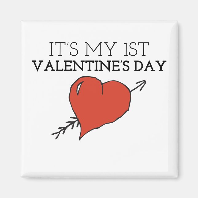 Imã O meu primeiro Namorados do Dia de os namorados do (Frente)