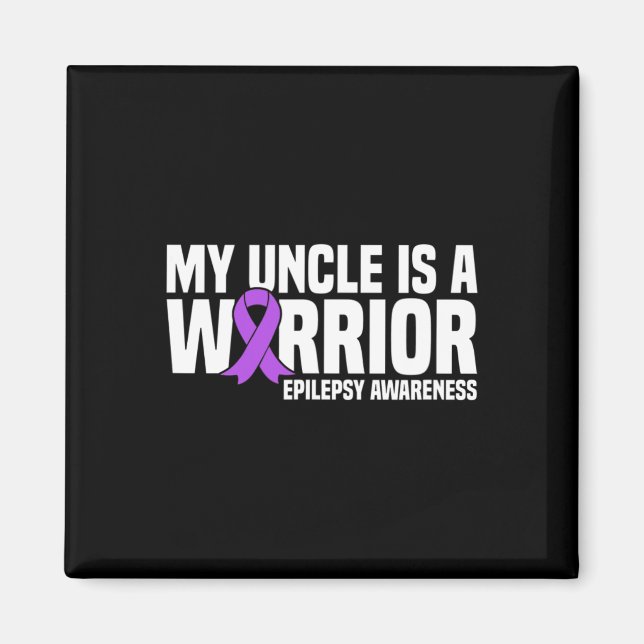 Imã O meu tio é um guerreiro com epilepsia roxa (Frente)