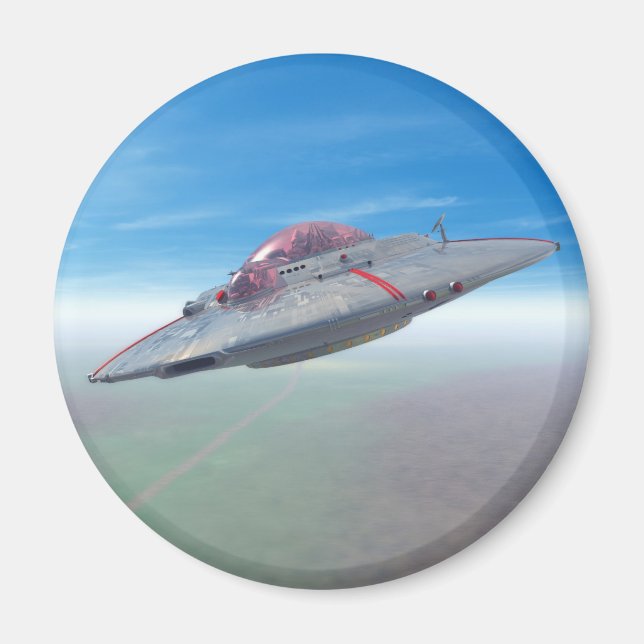 Imã O Mídia de Saucer Voador (Frente)