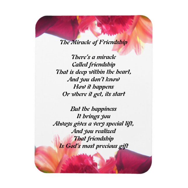 Ímã O Milagre da Amizade Magnet (Vertical)