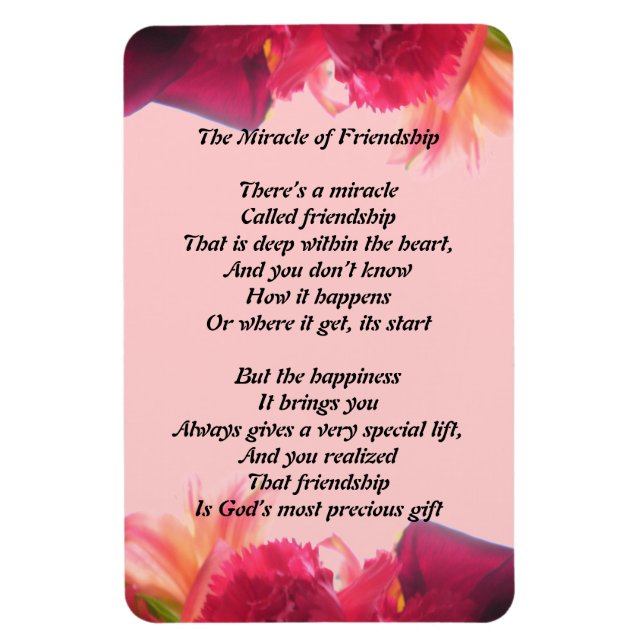 Ímã O Milagre da Amizade Magnet (Vertical)