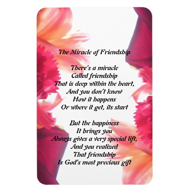 Ímã O Milagre da Amizade Magnet (Vertical)