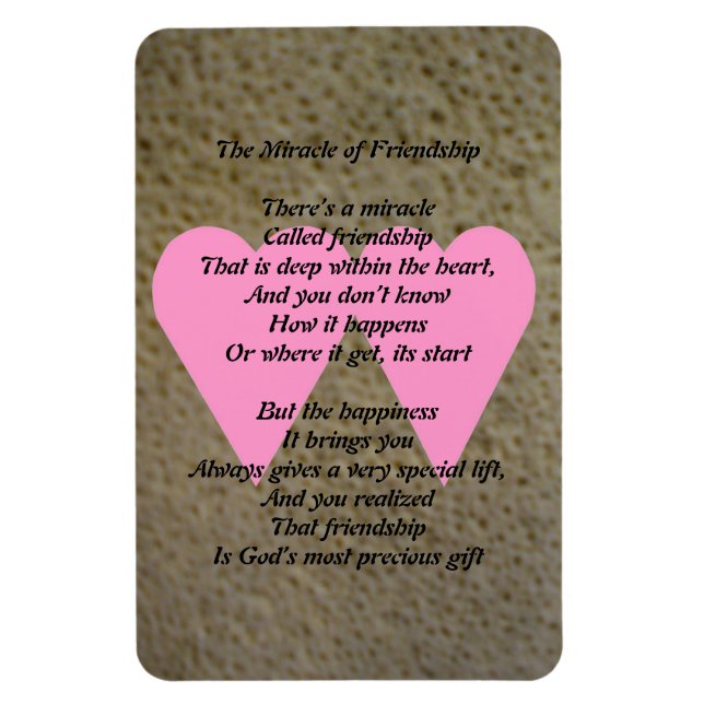 Ímã O Milagre da Amizade Magnet (Vertical)