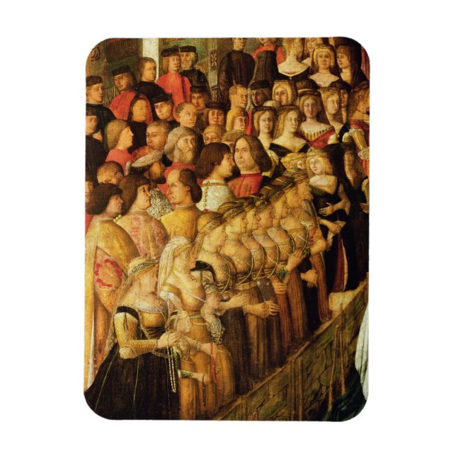 Ímã O Milagre da Cruz na Ponte San Lorenzo, de (Vertical)