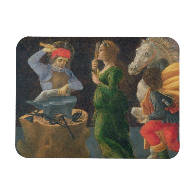 Ímã O Milagre da Rua, Elegius, predella do painel. (Horizontal)