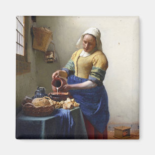 Imã O Milkmaid, c.1658-60 (óleo em canvas)