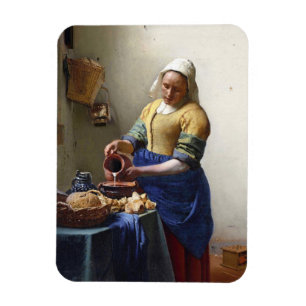Ímã O Milkmaid, c.1658-60 (óleo em canvas)