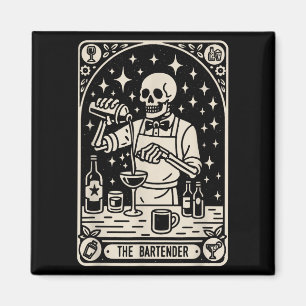 Imã O Mixologista Bartender Tarot Card Halloween Barm
