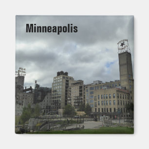 Imã O moinho de Minneapolis arruina o ímã da foto da