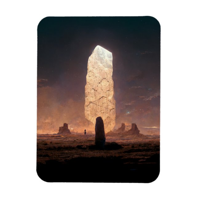Ímã O Monolith 4 Fantasy Sci-Fi (Vertical)