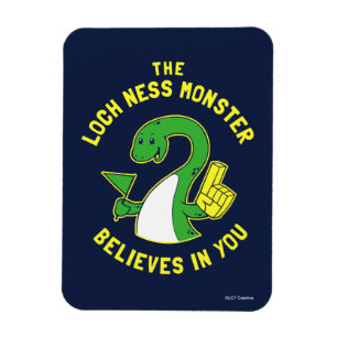 Ímã O monstro de Loch Ness acredita em você