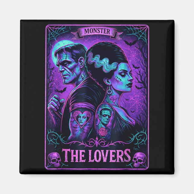 Imã O Monstro Frankenstein e a Noiva Os Amantes (Frente)