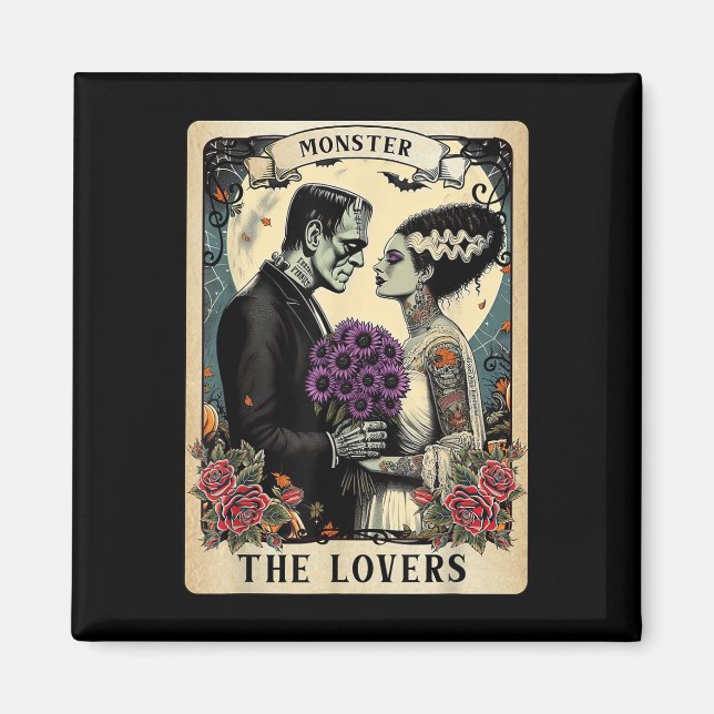 Imã O Monstro Frankenstein E A Noiva Os Amantes Taro (Frente)