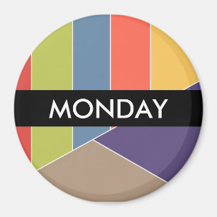 Imã O MOSAICO listra triângulos coloriu I + suas