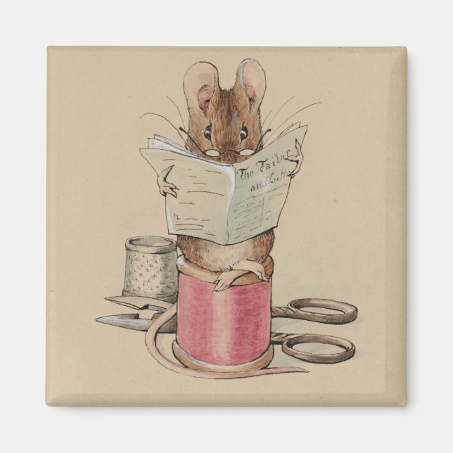 Imã O mouse tailor (por Beatrix Potter) (Frente)