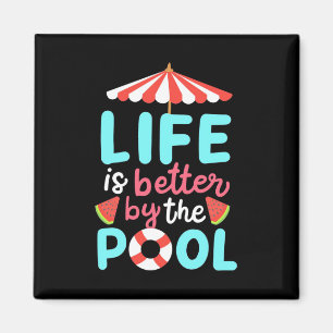 Imã O Nadador De Vida É Melhor Pela Piscina