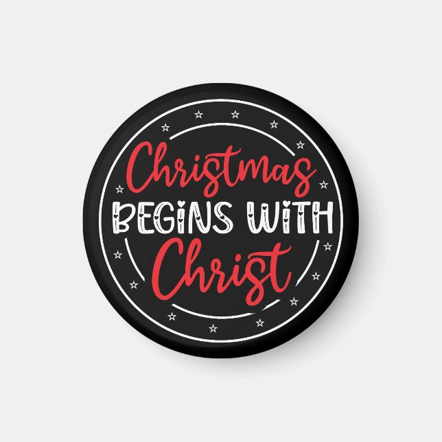 Imã O Natal Começa Com Cristo-65772 (Frente)