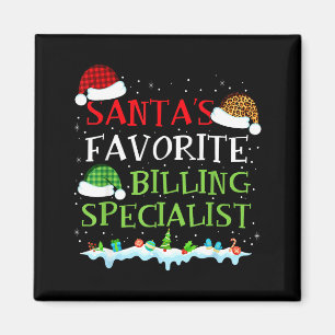 Imã O Natal Divertido do Especialista em Cobrança Favo