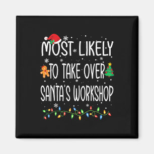 Imã O Natal Divertido Mais Provável Para Assumir O Tra