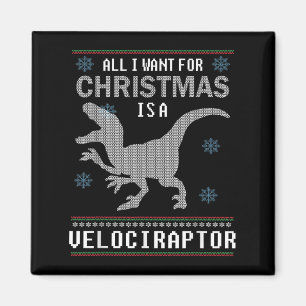 Imã O Natal Do Dinossauro Tudo O Que Quero É Um Veloci