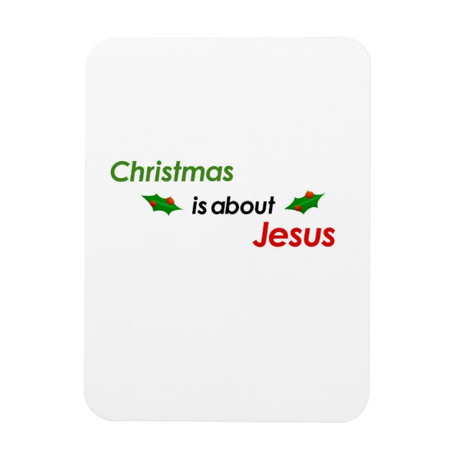 ÍMÃ O NATAL É SOBRE JESUS MAGNET! (Vertical)