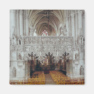 Imã O Nave e o interior de Eglise