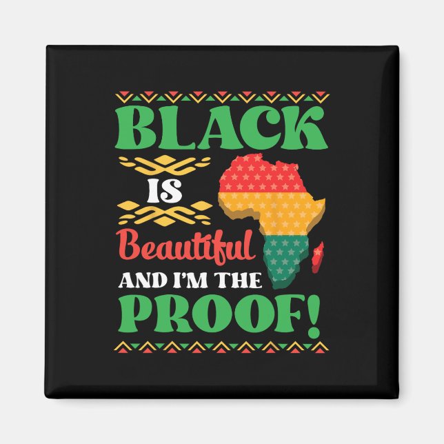 Imã O Negro é bonito e eu sou a prova da América Afric (Frente)