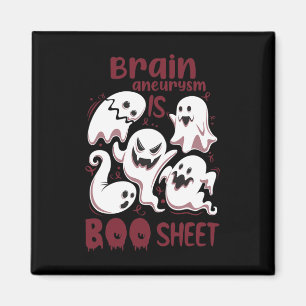 Imã O neurísmo cerebral é o Hallowee Boo Sheet Burgund
