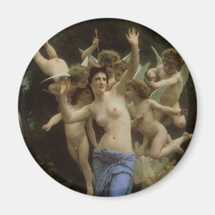 Imã O Ninho de Vespas de William Adolphe Bouguereau