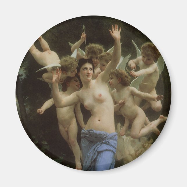 Imã O Ninho de Vespas de William Adolphe Bouguereau (Frente)