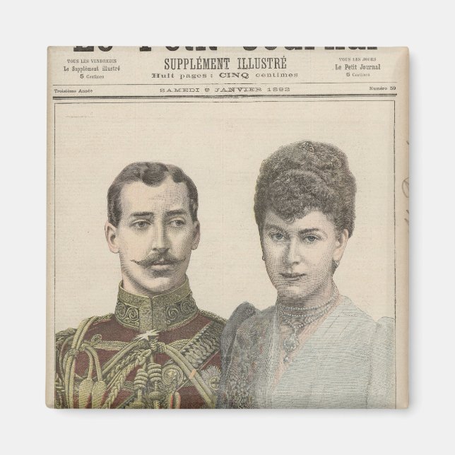 Imã O Noivado de Albert Victor Duke de (Frente)