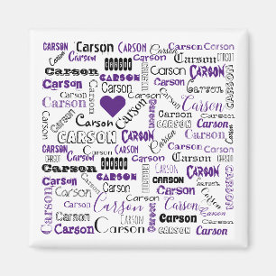 Imã O nome Carson Magnet