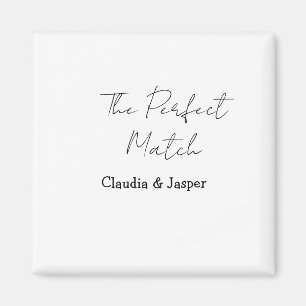 Imã O nome do casal perfeito simples casamento
