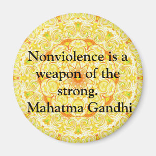 Imã O Nonviolence é uma arma do forte. - Gandhi