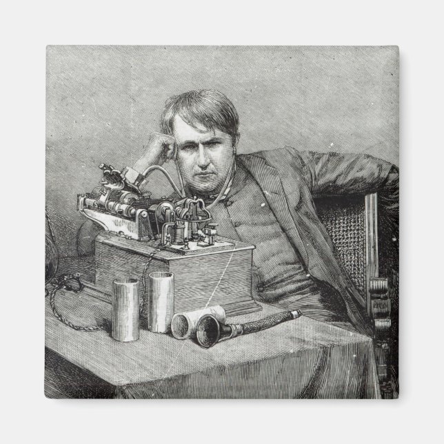 Imã O novo fonógrafo do Sr. Edison (Frente)