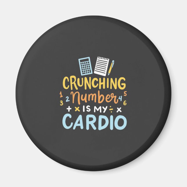 Imã O Número De Chamada Contabilista É Meu Cardio (Frente)