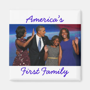 Imã O Obamas: Ímã da família de América ø