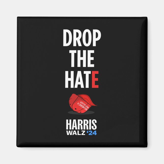 Imã O ódio - No Maga Hat Vote Kamala Harris Tim Walz (Frente)