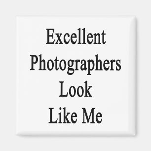 Imã O olhar excelente dos fotógrafo gosta de me
