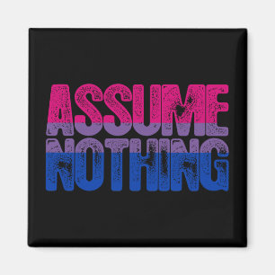 Imã O orgulho bissexual não supor nada