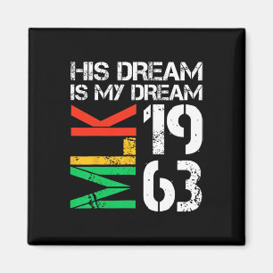 Imã O Orgulho Mês da História Negra Mlk 1963 Seu Sonho