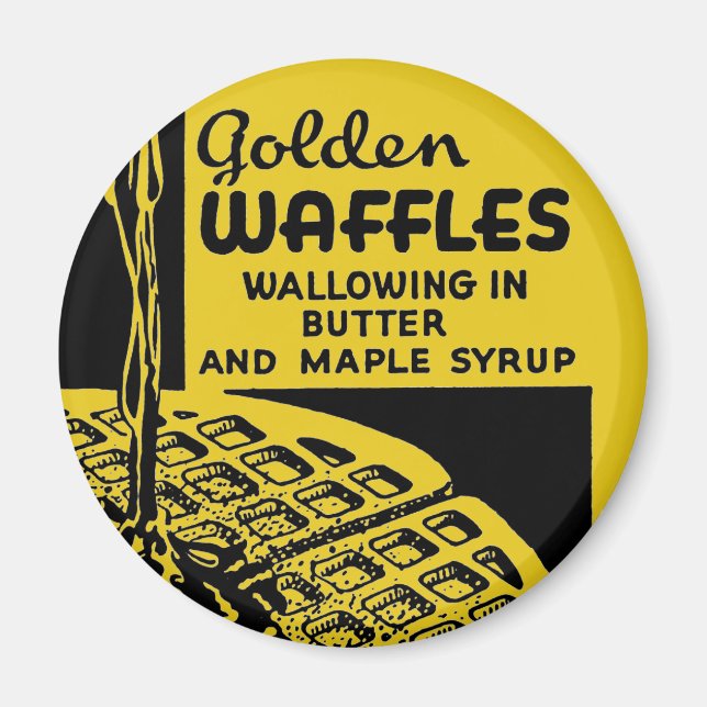 Imã O ouro Waffles pequeno almoço (Frente)