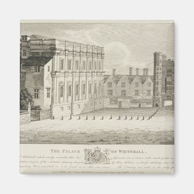 Imã O Palácio de Whitehall, de um desenho na Pep (Frente)