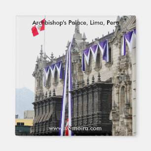 Imã O Palácio do arcebispo com da "os balcões" Lima