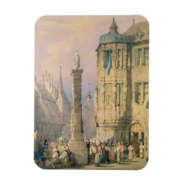 Ímã O Palácio do Bispo, Wurzburg (Vertical)